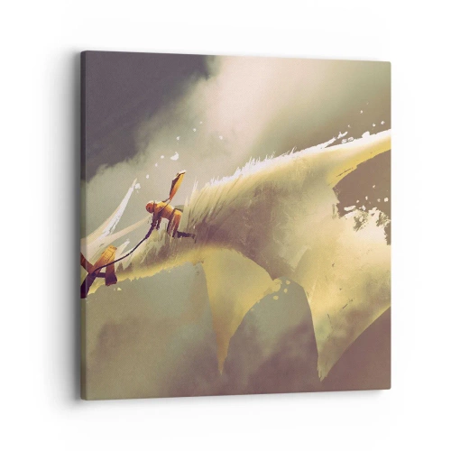 Vászonkép - Segítségre a világnak - 40x40 cm