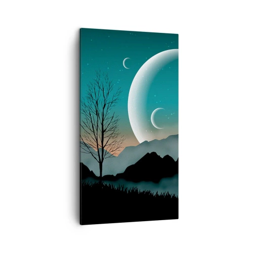 Vászonkép - Csillagos éj karneválja - 45x80 cm
