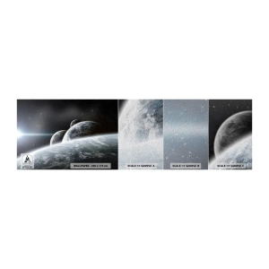 Fotótapéta Minta Premium Sand - A szférák kozmikus zenéje - Csillagászat, Világegyetem, Galaxy - 100x30 cm