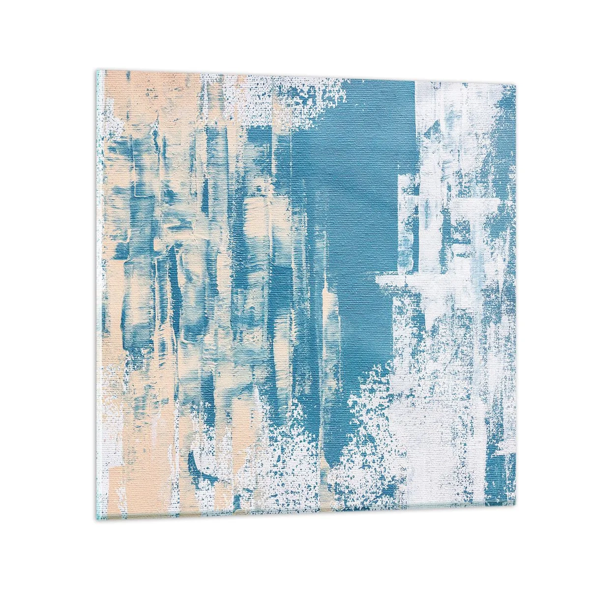 Üveg kép - Jégcsapon keresztül - 40x40 cm