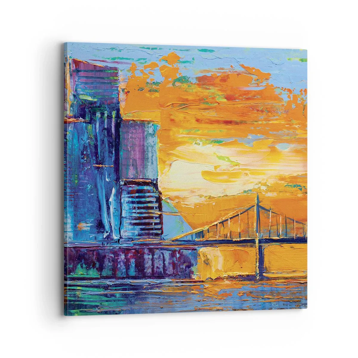 Vászonkép - Kultúra és természet - 70x70 cm