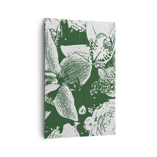 Vászonkép - Csokor - a zöld világa - 80x120 cm