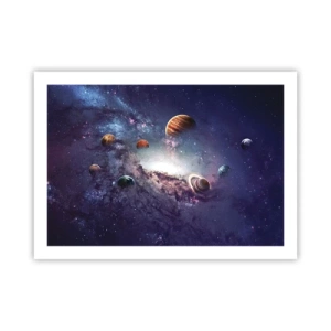 Poszter - Napos táncrendszer - 70x50 cm