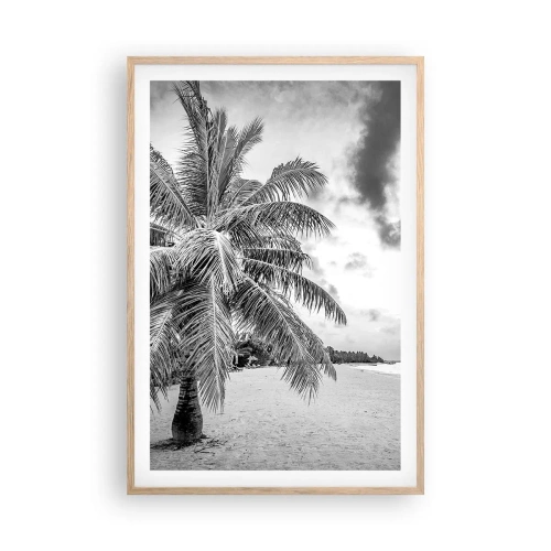 Poszter világos tölgy keretben - Amikor a magányra vágysz... - 61x91 cm