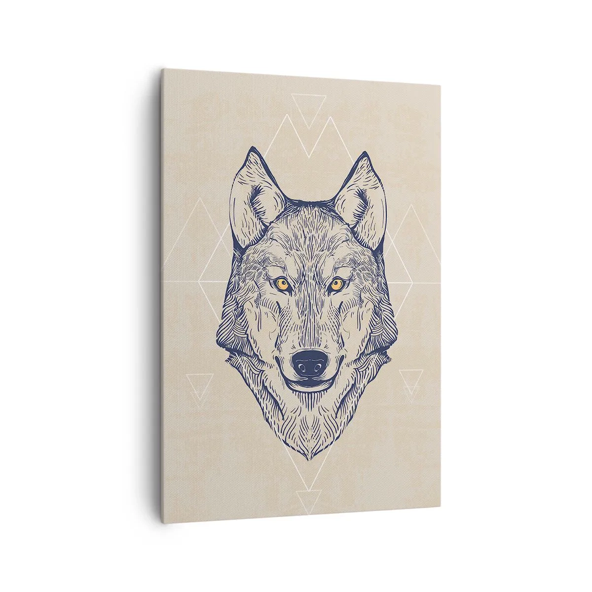 Vászonkép - Átható tekintetű alfa - 70x100 cm