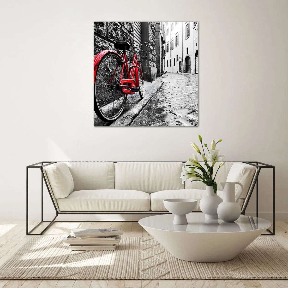 Üveg kép - Az igazi gyönyör nem öregszik - 30x30 cm