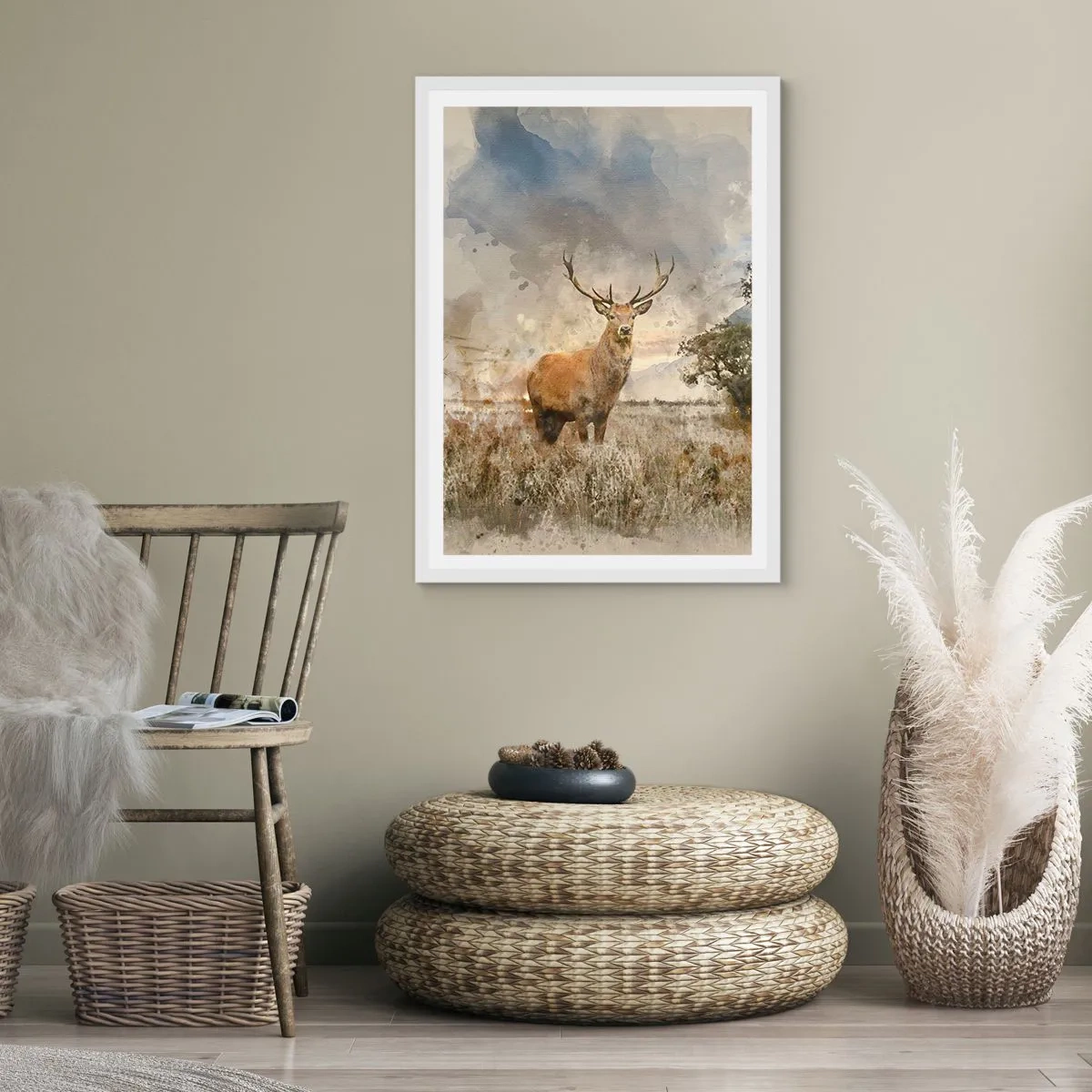 Poszter fekete keretben - Becsület – erő – méltóság - 40x50 cm