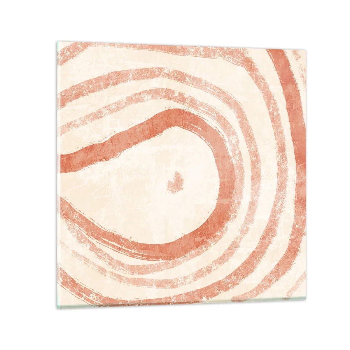 Üveg kép - Korallkörök - kompozíció - 50x50 cm
