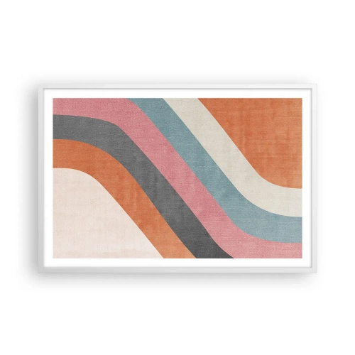 Poszter fekete keretben - Diagonális kompozíció - mozgás - 91x61 cm