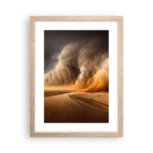 Poszter világos tölgy keretben - A sivatag haragja - 30x40 cm