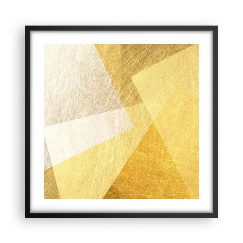 Poszter fehér keretben - A geometria időjárása - 50x50 cm