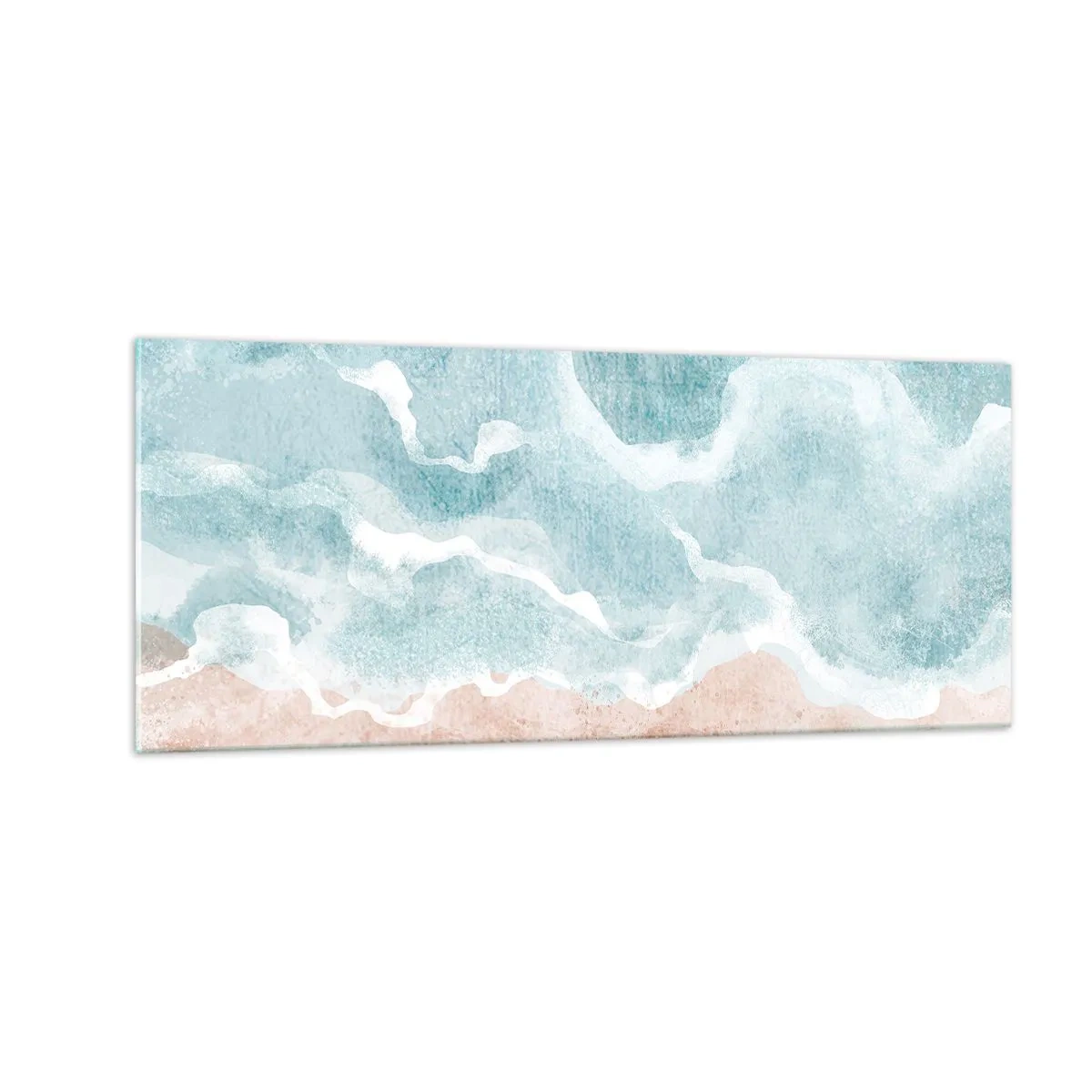 Üveg kép - Felhő absztrakció - 100x40 cm