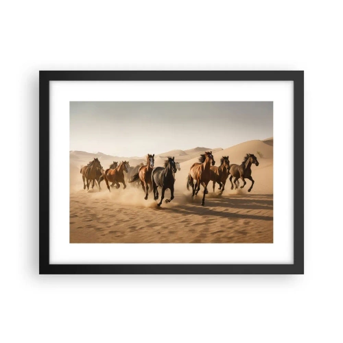 Poszter fehér keretben - Szabad, mint a szél - 40x30 cm