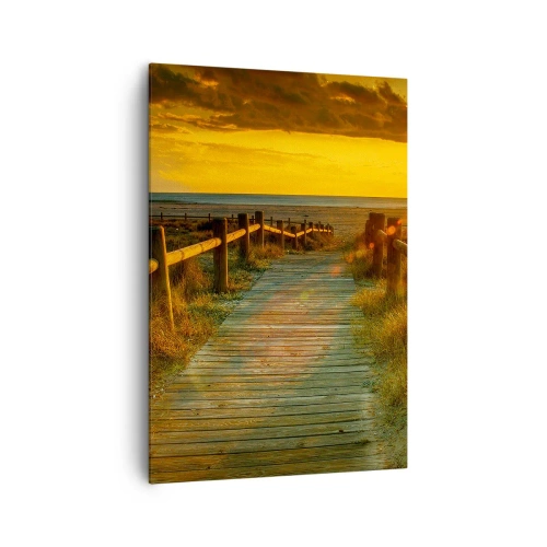 Vászonkép - Régi aranyban fürdetve - 70x100 cm