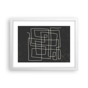 Poszter fekete keretben - Nem olyan egyszerű - 40x30 cm