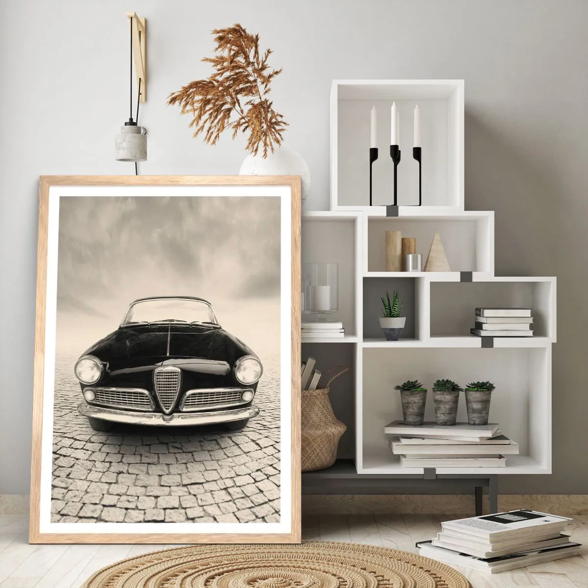 Poszter világos tölgy keretben - És hogy ne szeretnél engem? - 61x91 cm