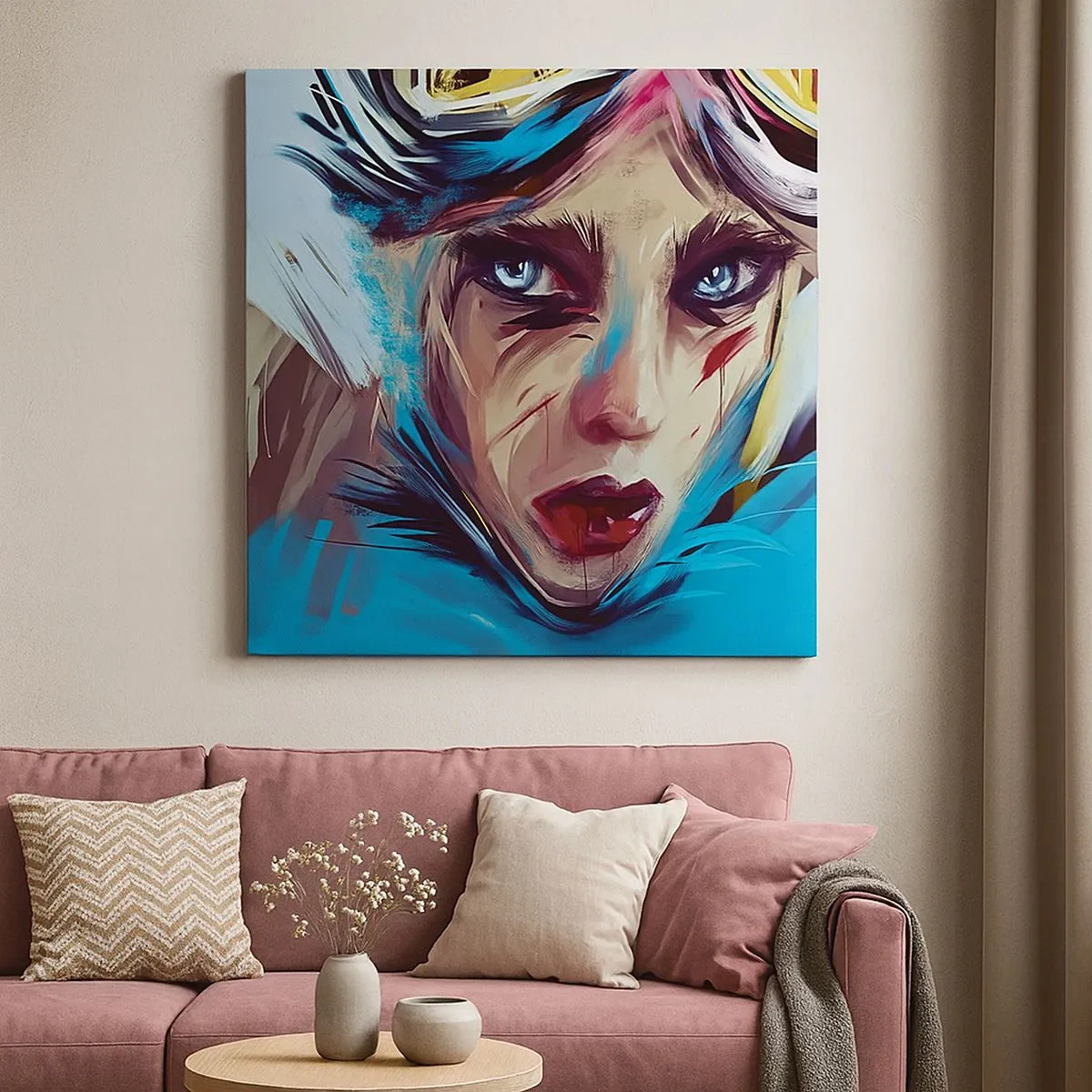 Vászonkép - Utcai harcos - 30x30 cm