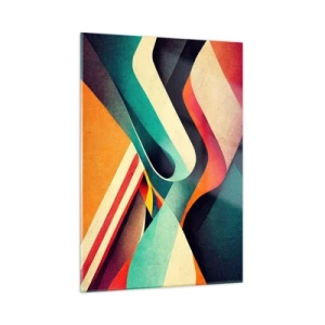 Üveg kép - Intenzív kompozíció - 50x70 cm