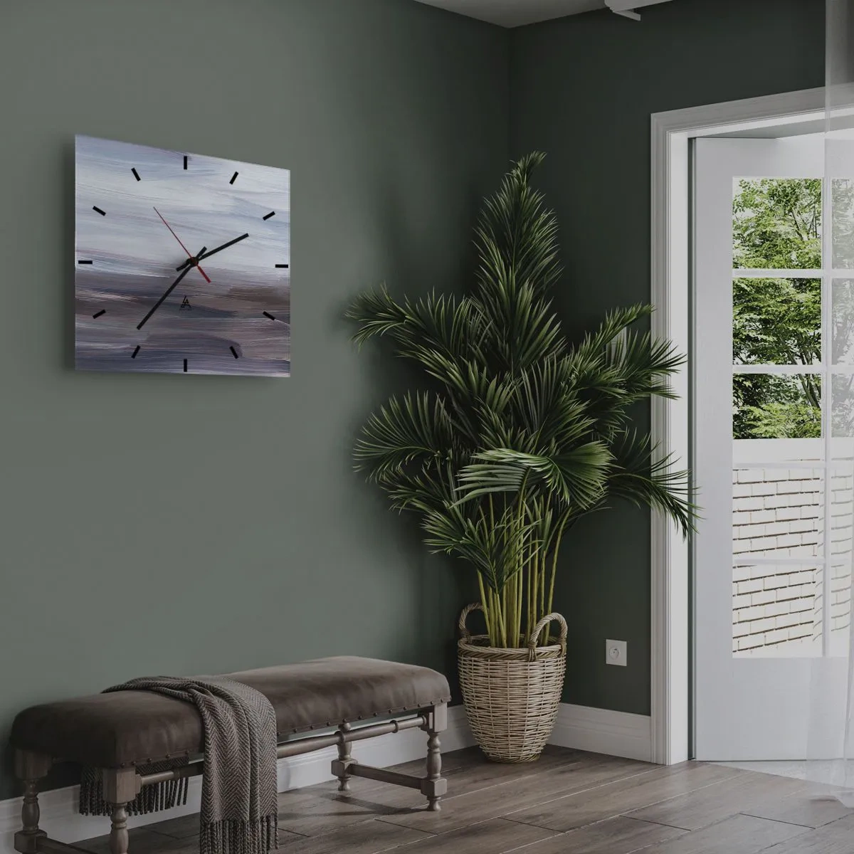 Falióra, Óra - Elemek: víz - 40x40 cm