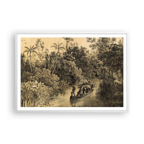 Poszter fekete keretben - Expedíció a forráshoz - 100x70 cm