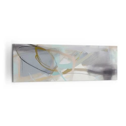 Vászonkép - Ködös absztrakció - 160x50 cm