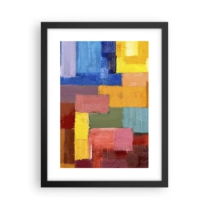 Poszter fehér keretben - Mindegyik más, mindegyik színes - 30x40 cm