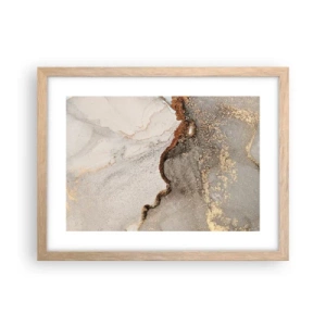 Poszter világos tölgy keretben - A színek határán - 40x30 cm