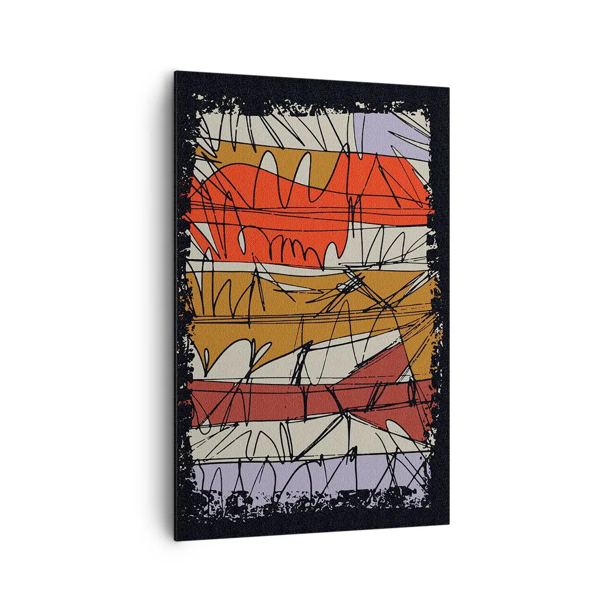 Vászonkép - Spontán kompozíció - 80x120 cm