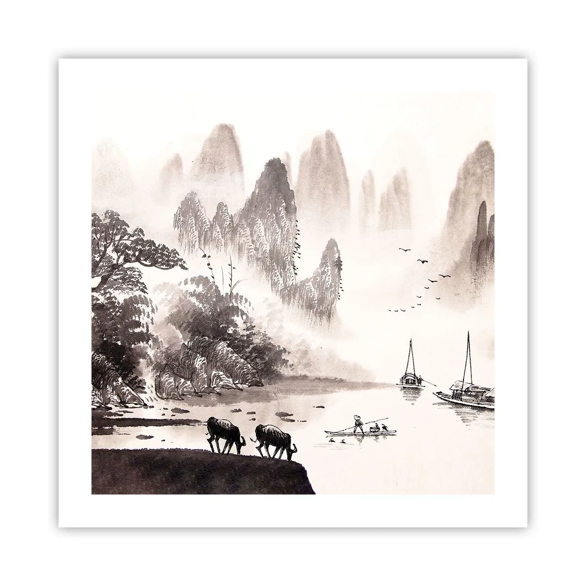 Poszter - Kelet egzotikus hétköznapjai - 50x50 cm