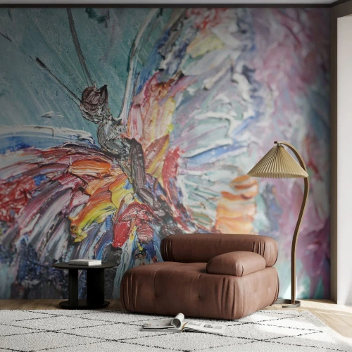 Fotótapéta Premium Canvas - A természet által festett - Absztrakció, Pillangó, Darab - 150x105 cm