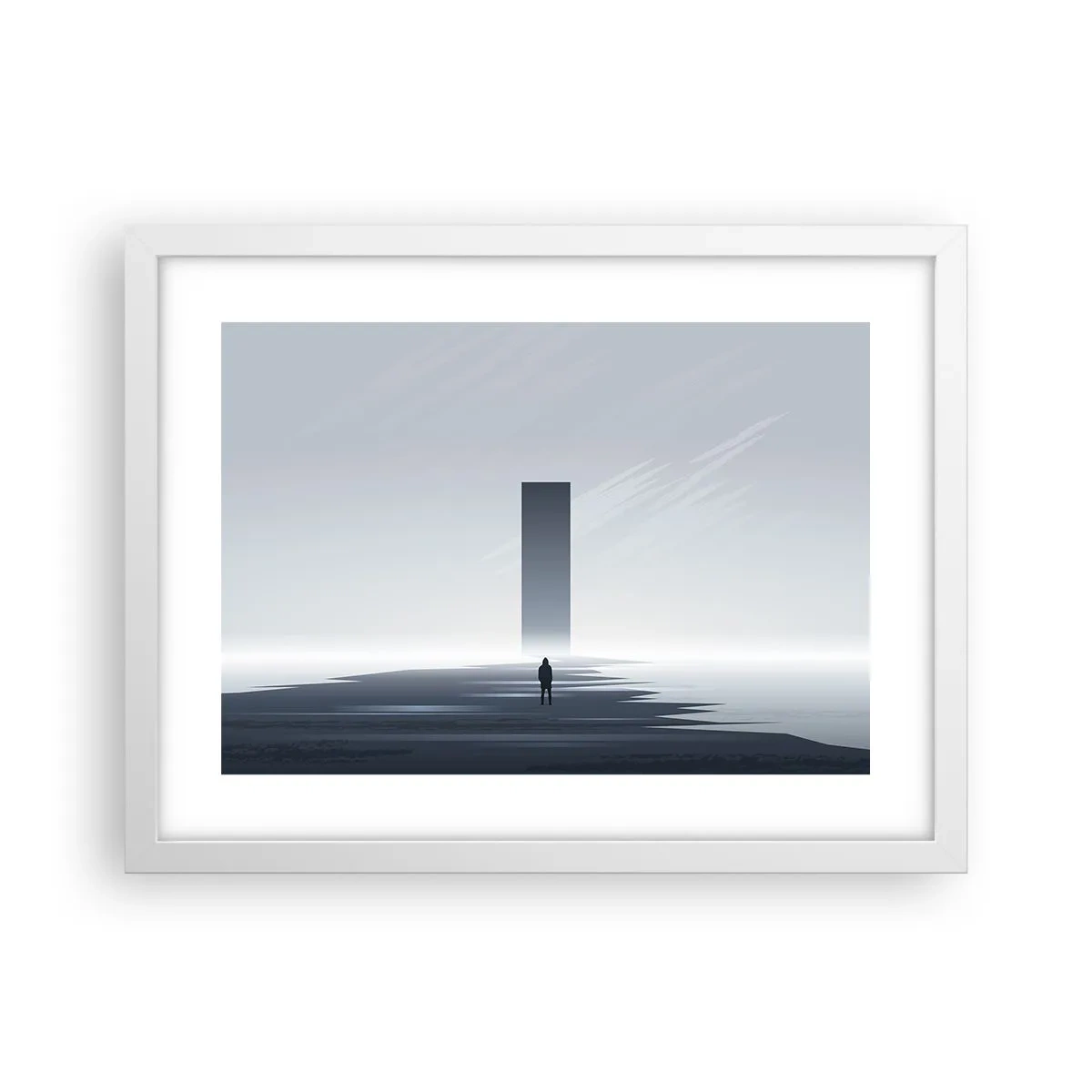 Poszter fekete keretben - Lehetőség vagy fenyegetés? - 40x30 cm