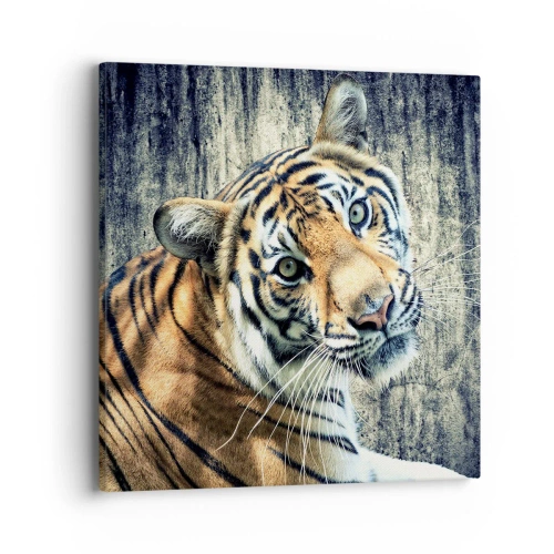 Vászonkép - Portré a fénysugárban - 40x40 cm