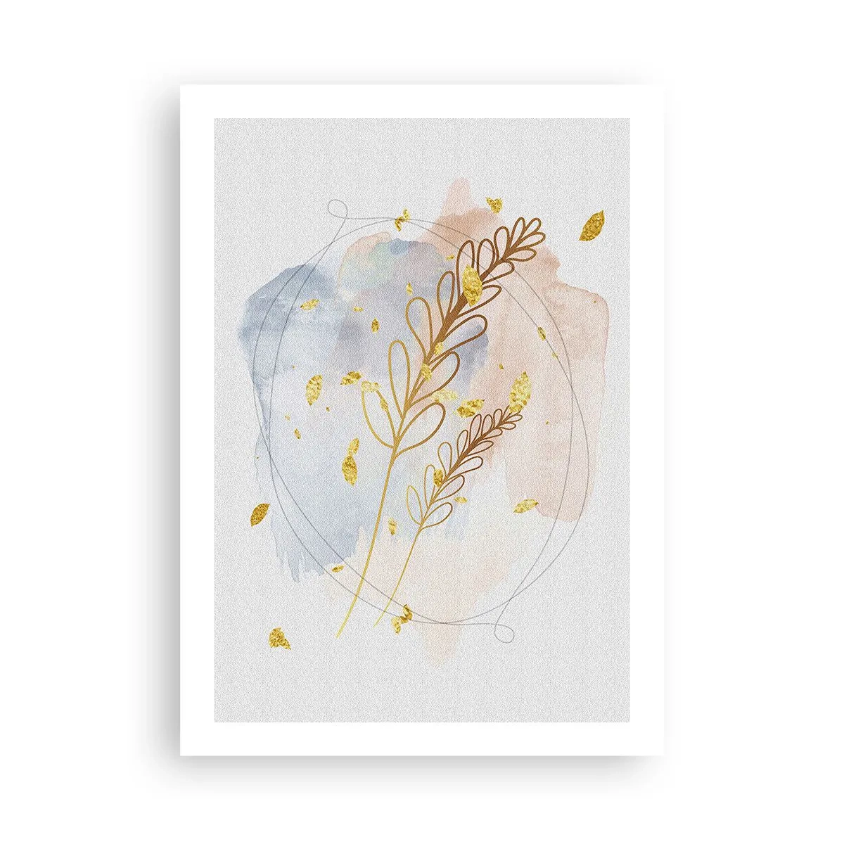 Poszter - Aranyszínű fuvallat - 50x70 cm