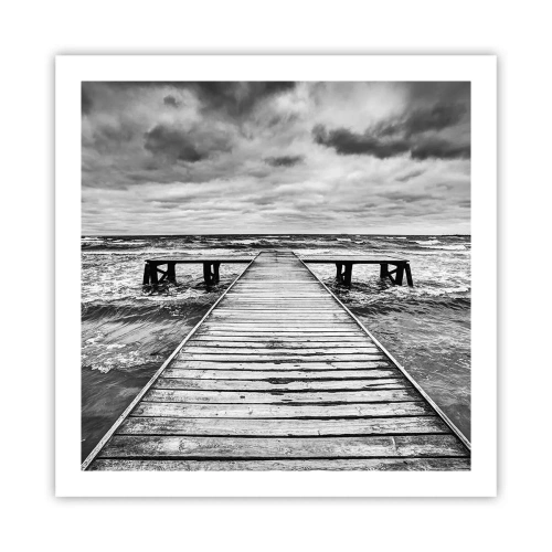 Poszter - Várom, hogy elűzze a szél... - 60x60 cm