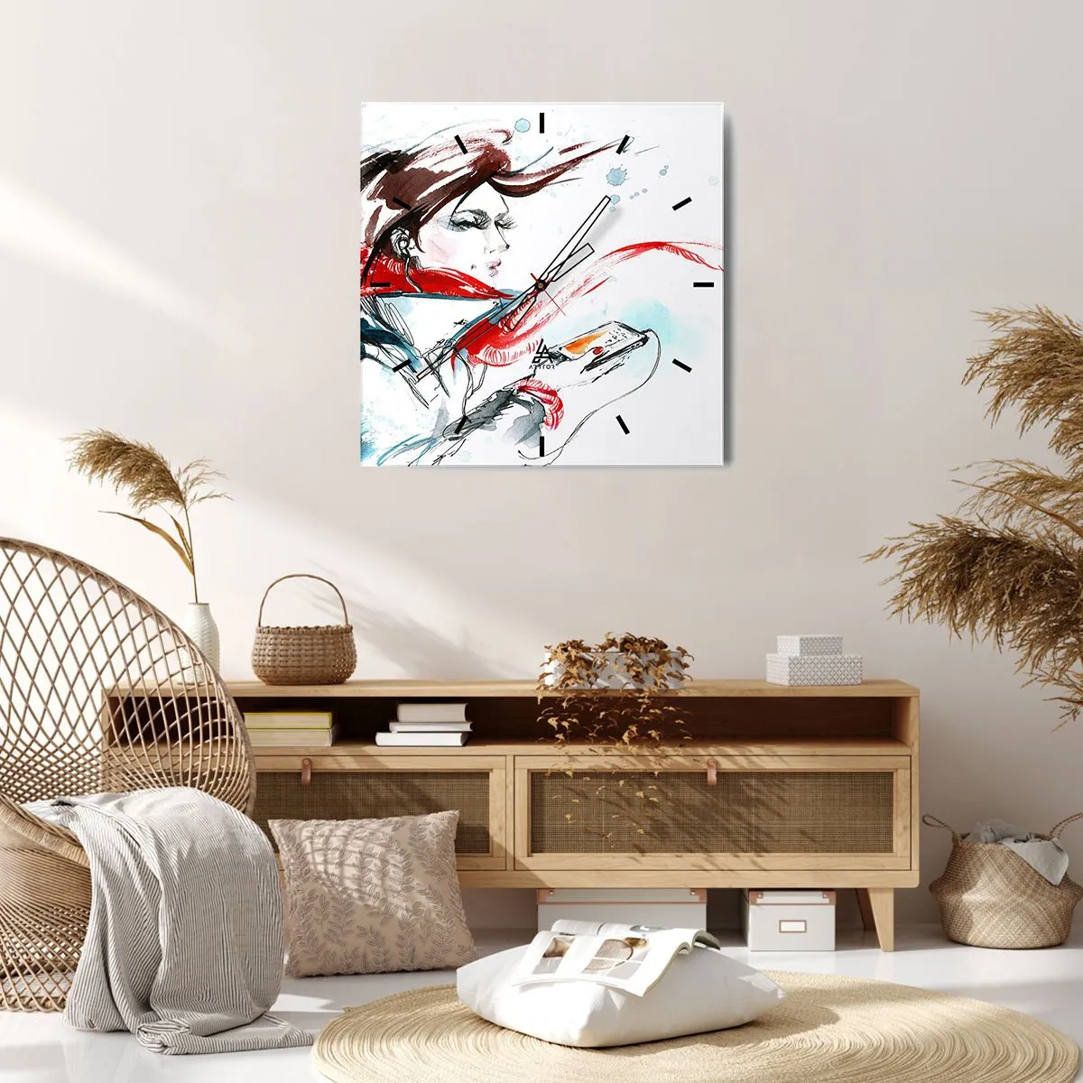 Falióra, Óra - Valami játszik bennem - 30x30 cm