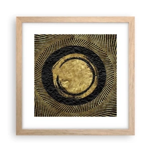 Poszter világos tölgy keretben - Glamour kompozíció - 30x30 cm