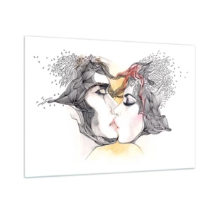 Üveg kép - A világ nem létezik - 100x70 cm