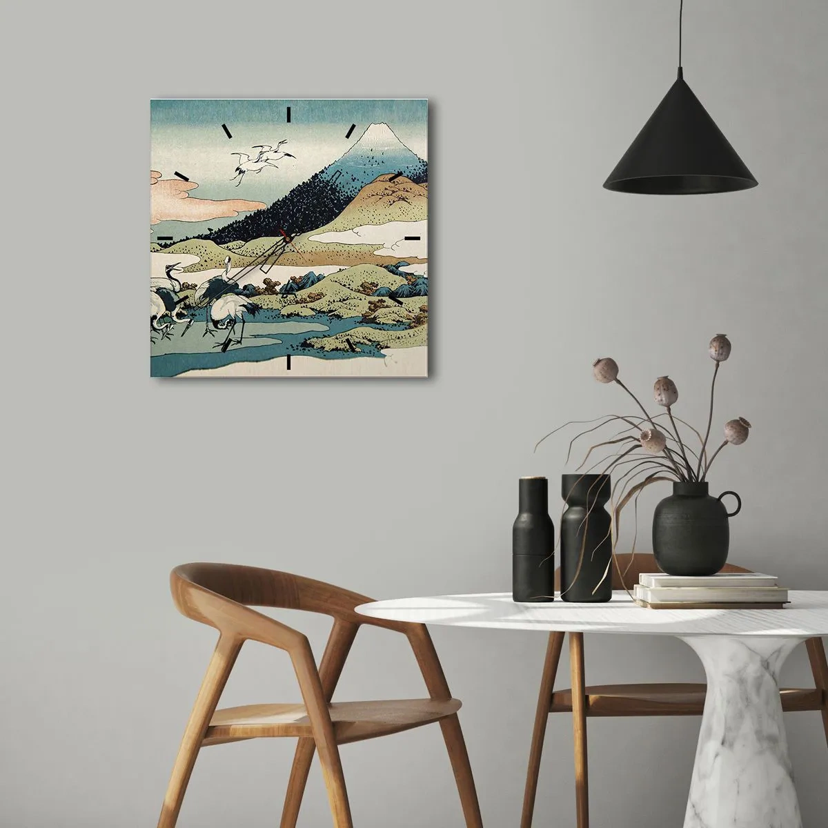 Falióra, Óra - Japán lélekben - 30x30 cm