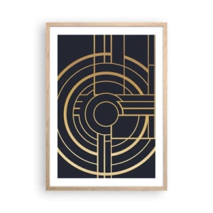 Poszter világos tölgy keretben - A dolgok fordulatai - 50x70 cm