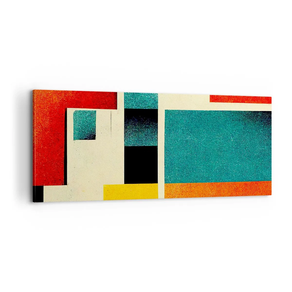 Vászonkép - Geometrikus absztrakció - jó energia - 100x40 cm