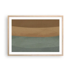 Poszter világos tölgy keretben - Vízszintes kompozíció - 70x50 cm