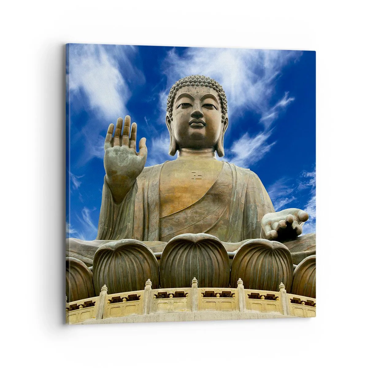 Vászonkép - Élj félelem nélkül - 70x70 cm