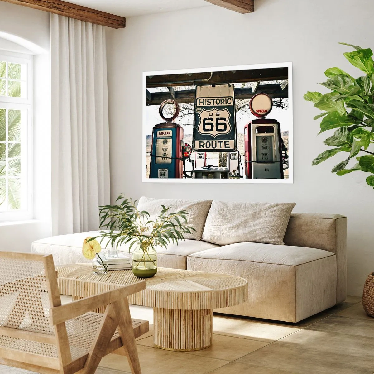 Poszter - Amerikai retro utazás - 70x50 cm