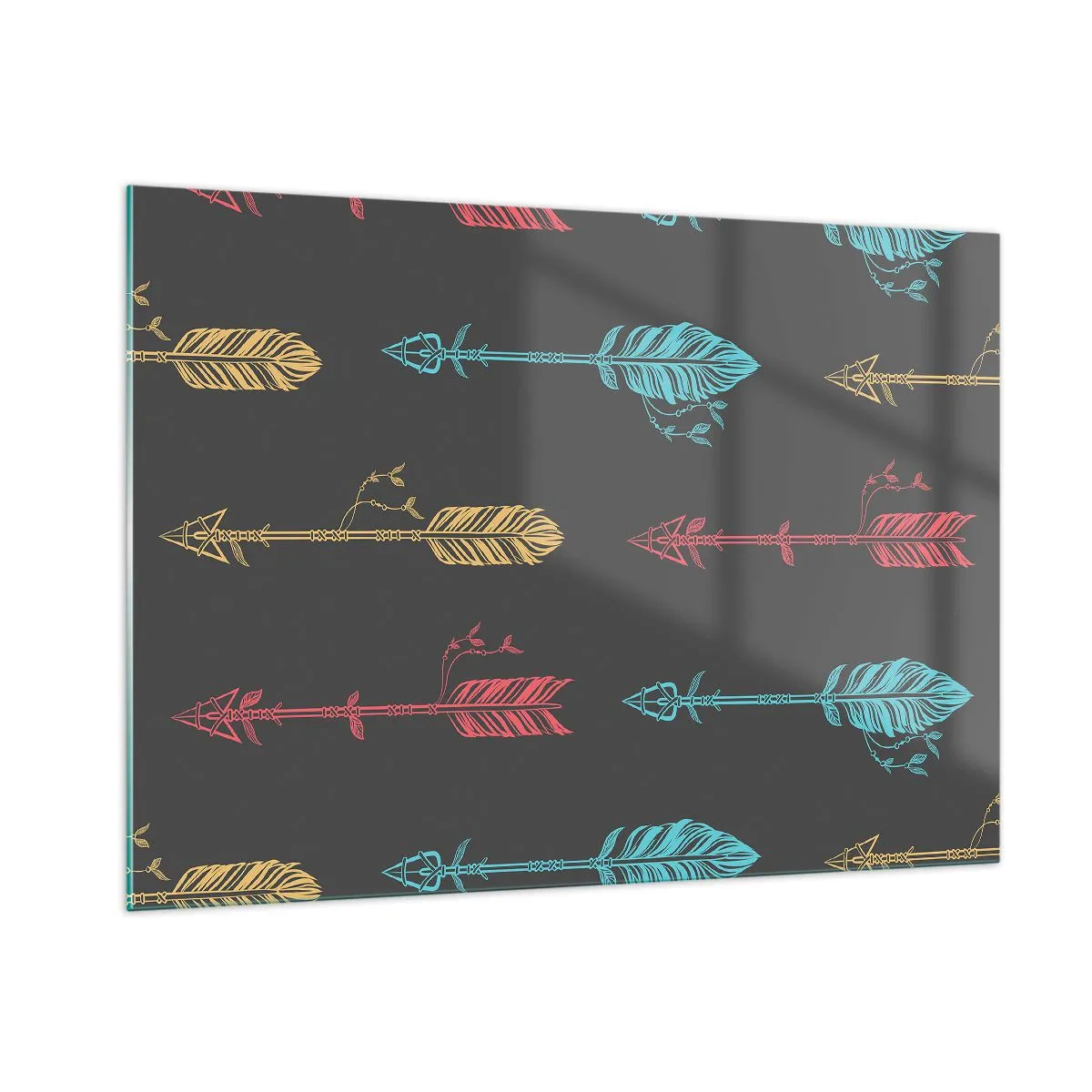 Üveg kép - Rendben - 100x70 cm