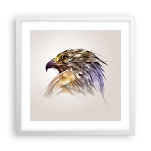 Poszter fekete keretben - Egy harcos portréja - 40x40 cm