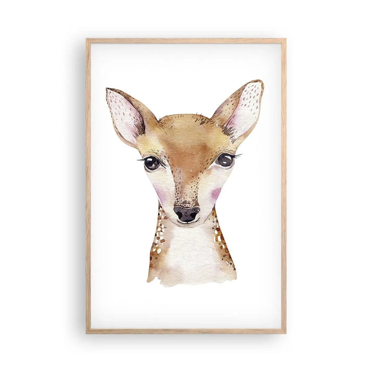 Poszter világos tölgy keretben - Az ártatlanság természete - 61x91 cm