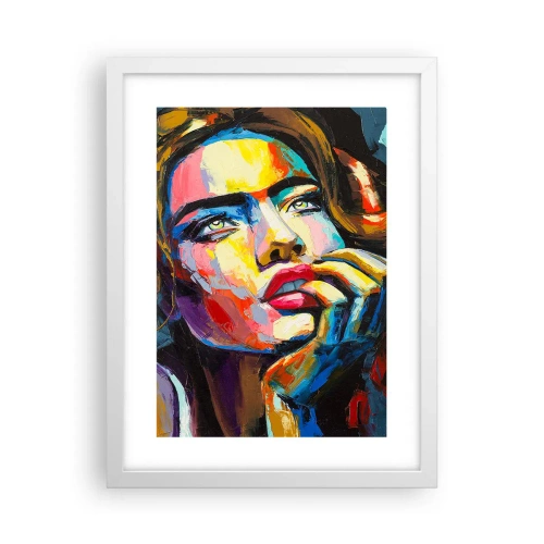 Poszter fekete keretben - Az álmok úgy repülnek az égen, mint a madarak - 30x40 cm