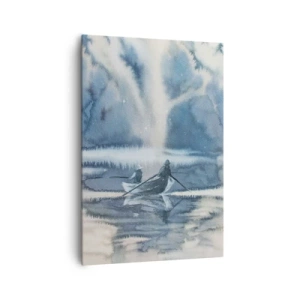 Vászonkép - Horgászok a paradicsomukban - 70x100 cm