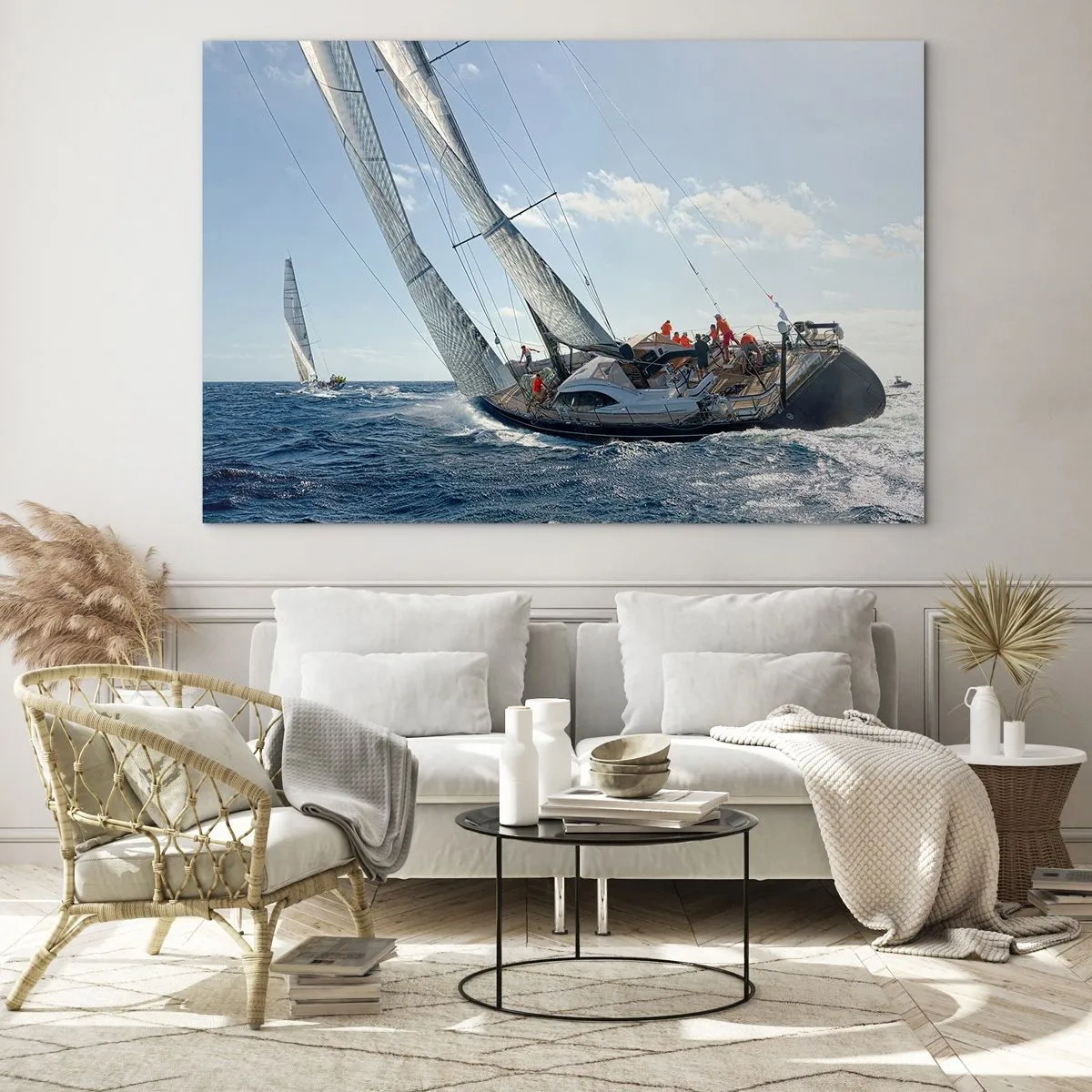 Üveg kép - Győzzön a jobbik - 120x80 cm