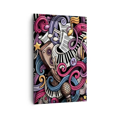 Vászonkép - Bonyolult dallam - 80x120 cm